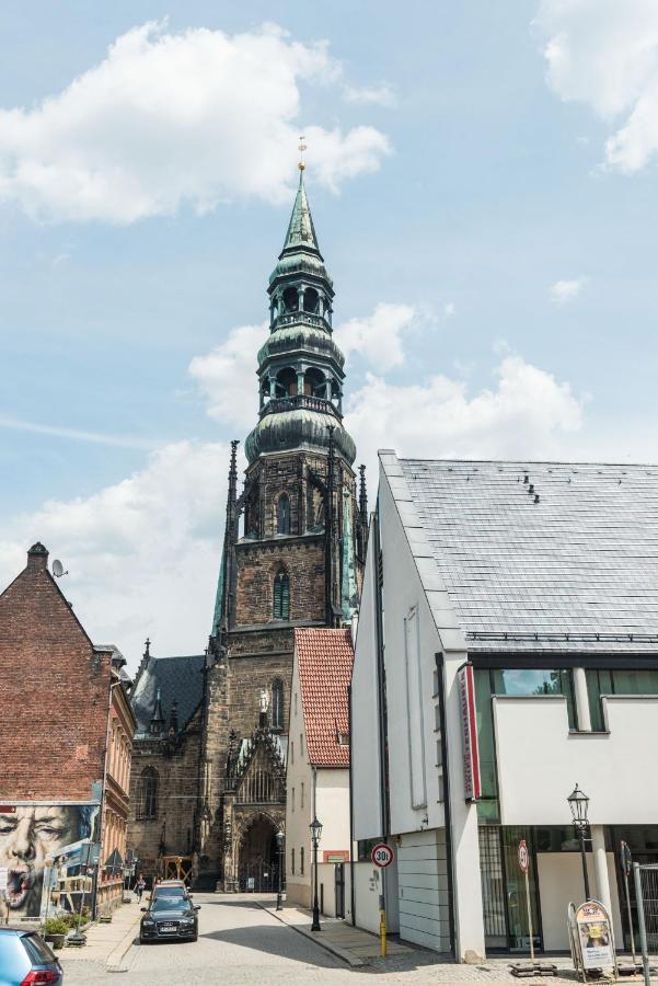 Apartmenthaus Am Dom Junior Suite Mit Parkplatz Zwickau Buitenkant foto